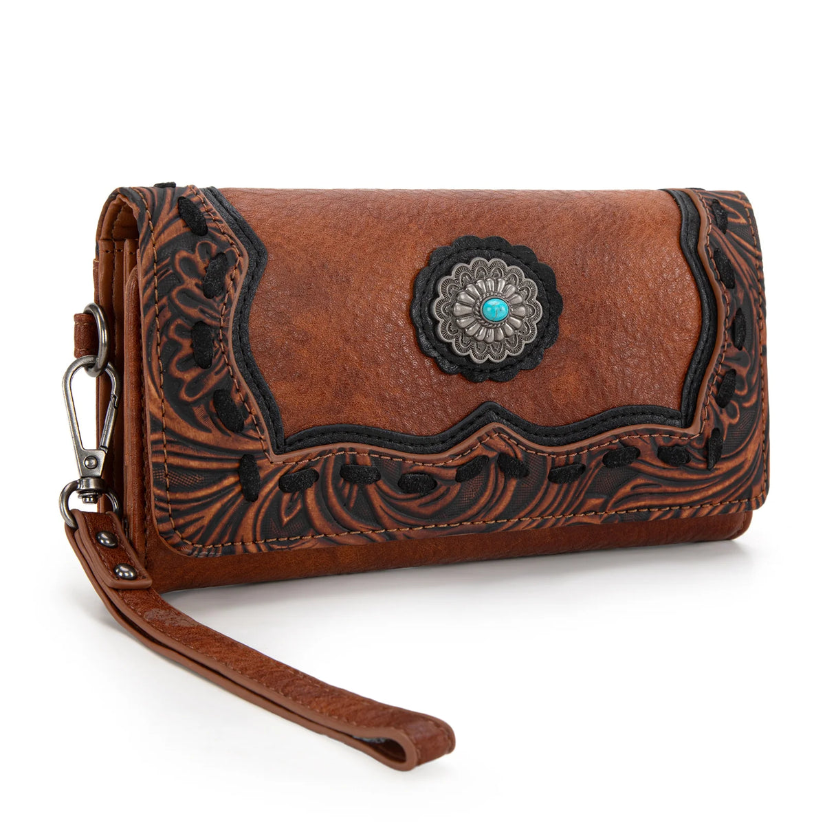 Montana West Trinity Ranch Concho Collection Wallet