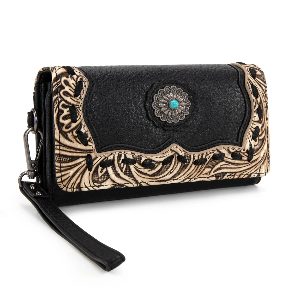 Montana West Trinity Ranch Concho Collection Wallet
