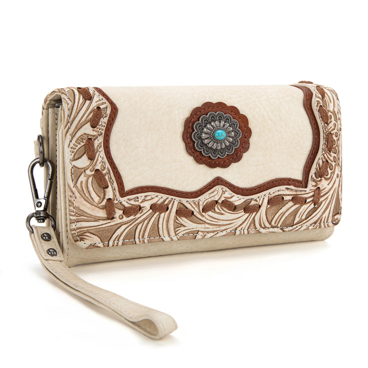 Montana West Trinity Ranch Concho Collection Wallet