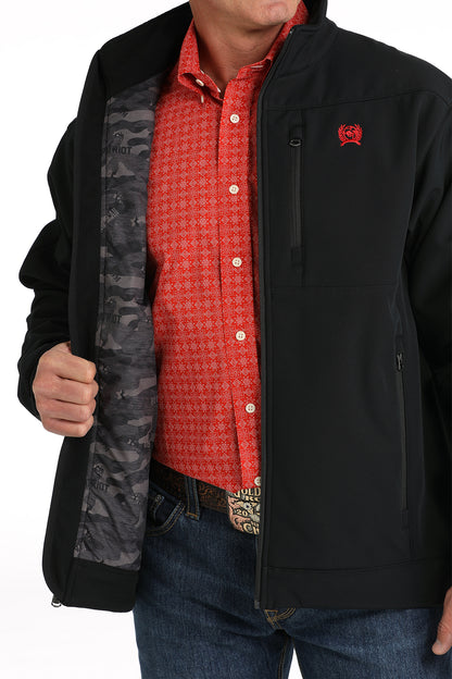 Cinch Softshell Jacket Americana Sleeve Black
