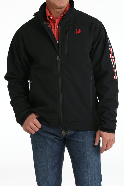 Cinch Softshell Jacket Americana Sleeve Black