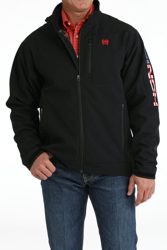 Cinch Softshell Jacket Americana Sleeve Black
