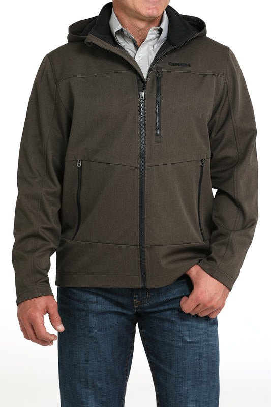 Cinch Mens Bonded Hoodie Olive