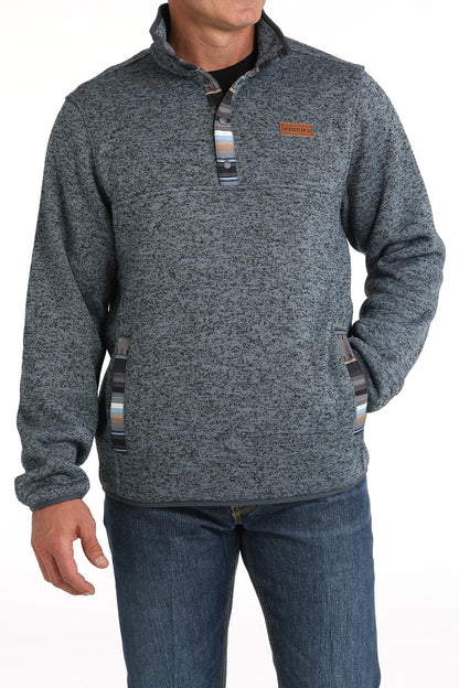 Cinch Pullover Sweater Blue
