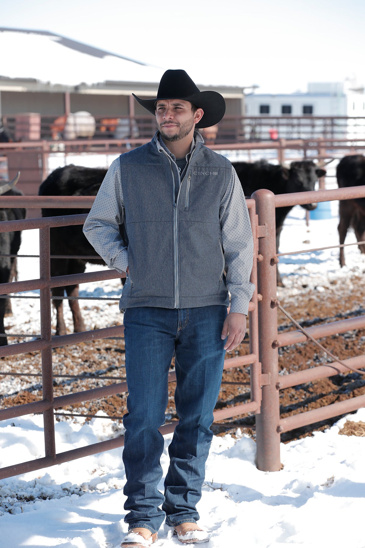 Cinch Bonded Vest Navy