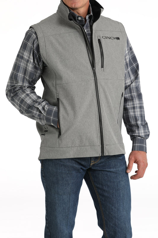 Cinch Bonded Vest Gray Stripe