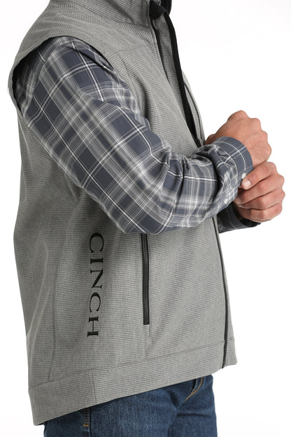 Cinch Bonded Vest Gray Stripe