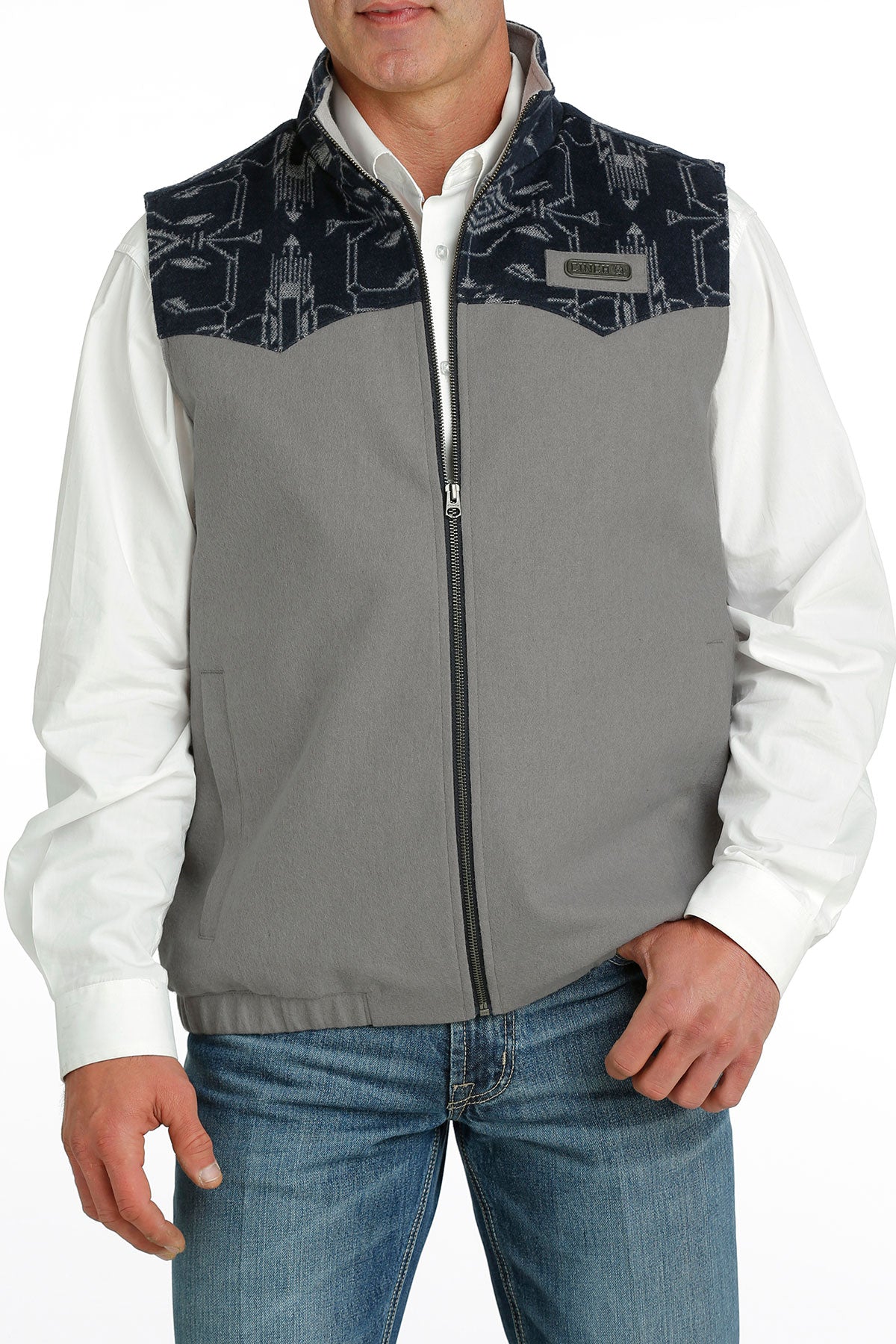 Cinch CC Wooly Vest Gray