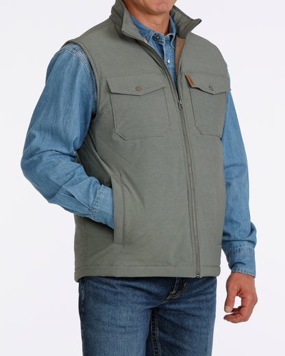 Cinch Concealed Carry Quilted Vest Green