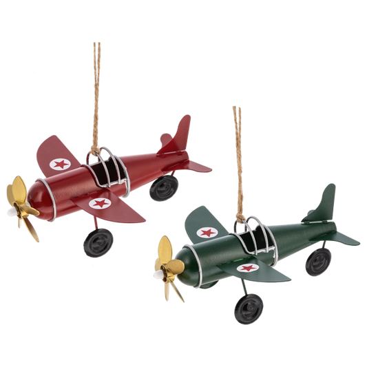 Vintage Airplane Ornaments