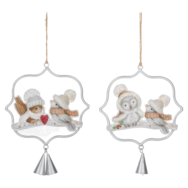 Snowbird with Bell Ornaments