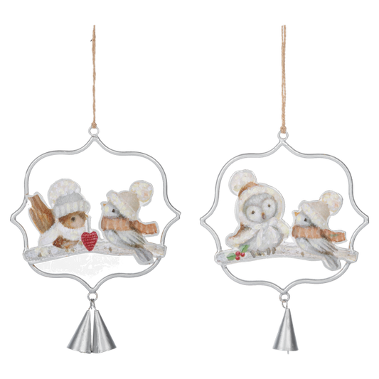 Snowbird with Bell Ornaments