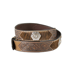 Nocona Hair On Concho Belt