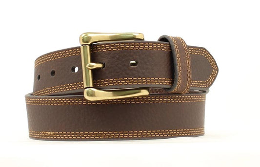 HD Extreme Triple Stitch Brown Belt
