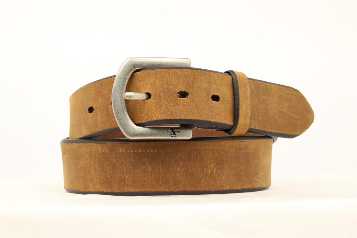 HD Xtreme Mens Work Belt Distressed Brown