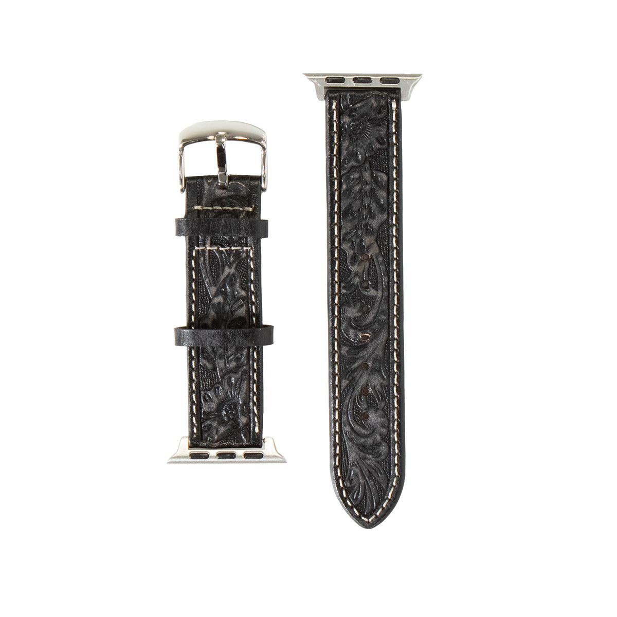 Nocona Grey Inlay Black iWatch Band