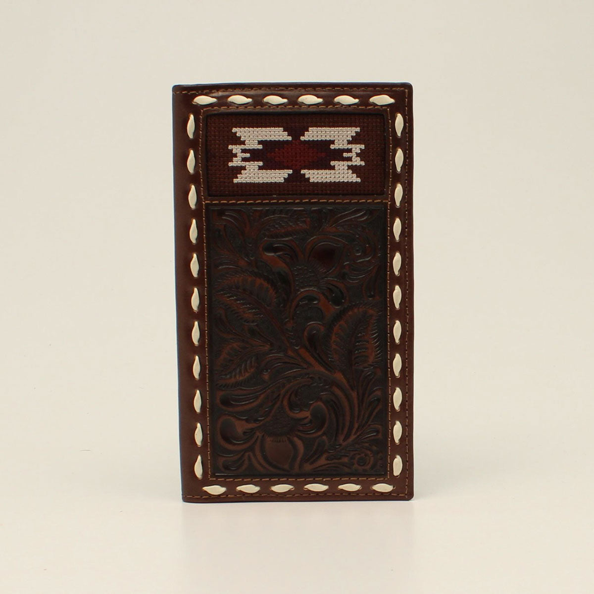 Nocona Bucklace/Burgundy Beaded Rodeo Wallet