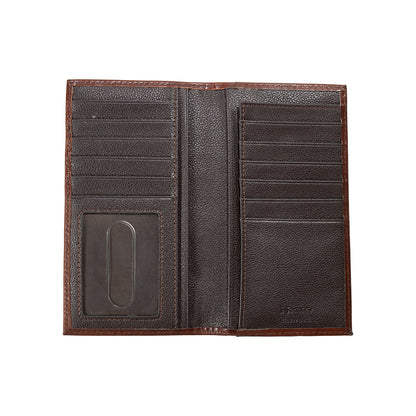 Nocona Ivory Inlay/Tan Rodeo Wallet