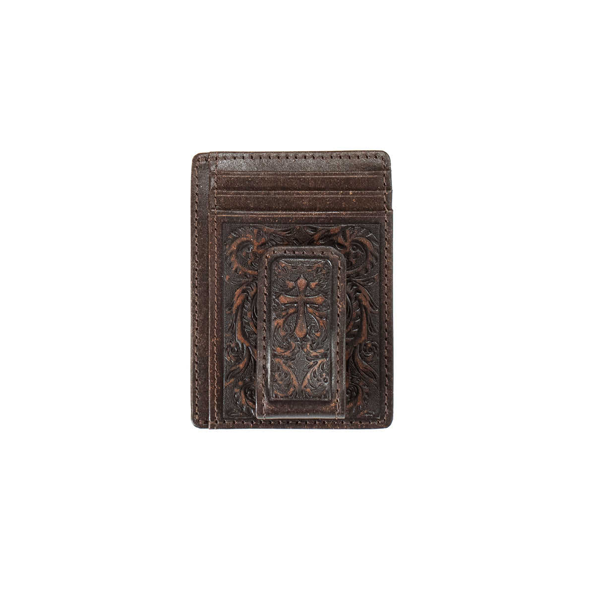 Nocona Scrolling/Cross Money Clip
