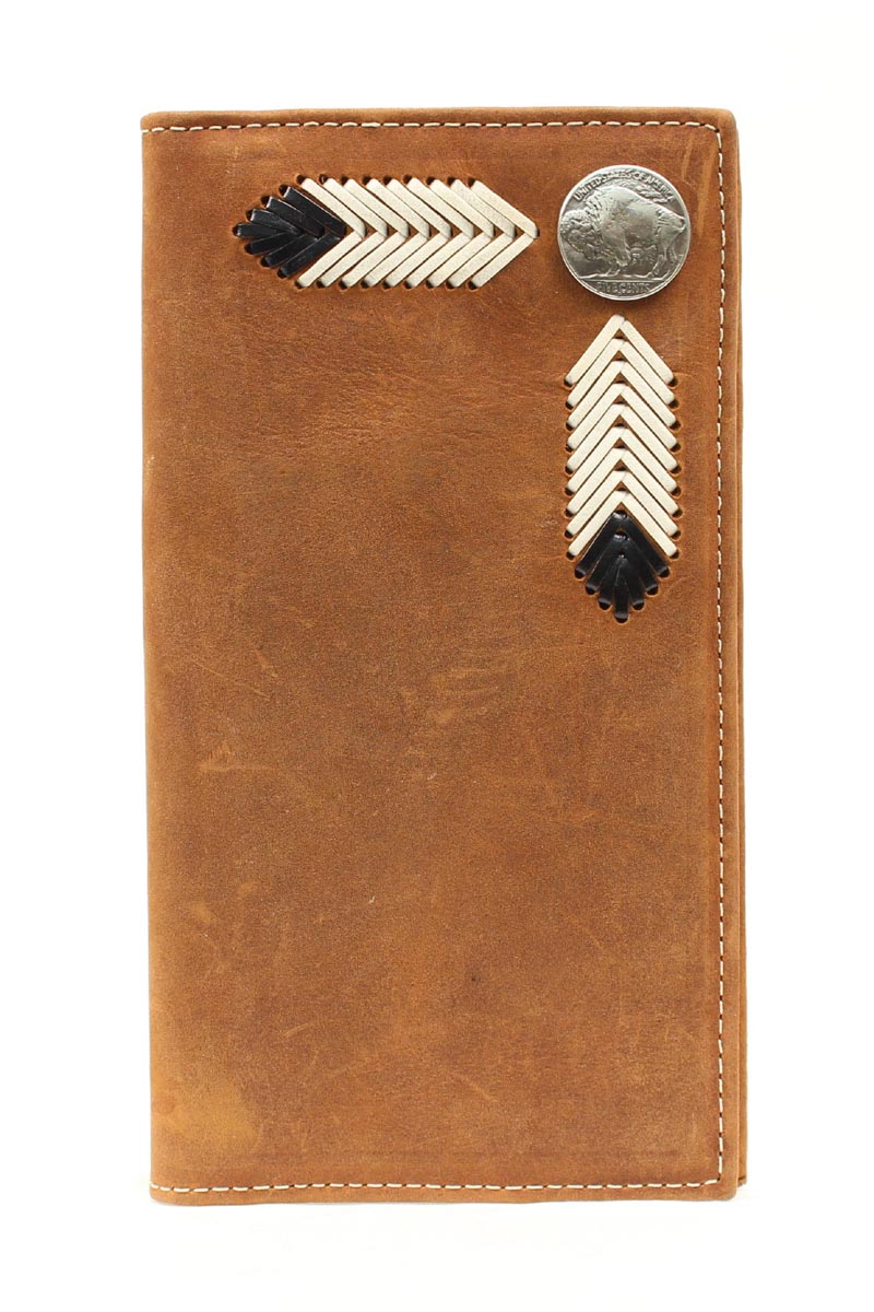 Nocona Buffalo Nickel Rodeo Wallet Tan