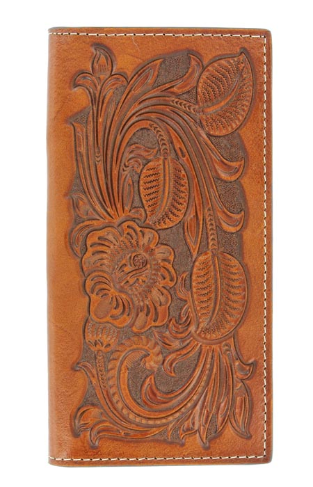 Noncona Pro Rodeo Tooled Floral Rodeo Wallet