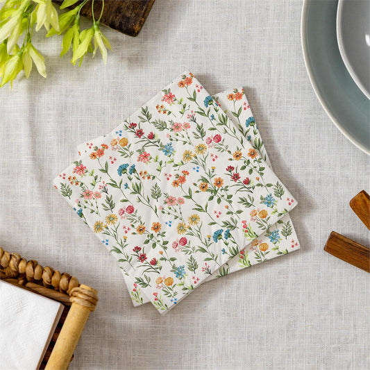 Evergreen Petal & Plow Paper Luncheon Napkin