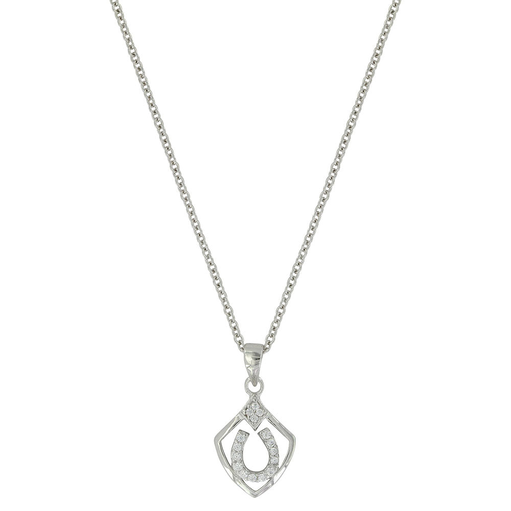 Montana Shielded in Horseshoes Necklace