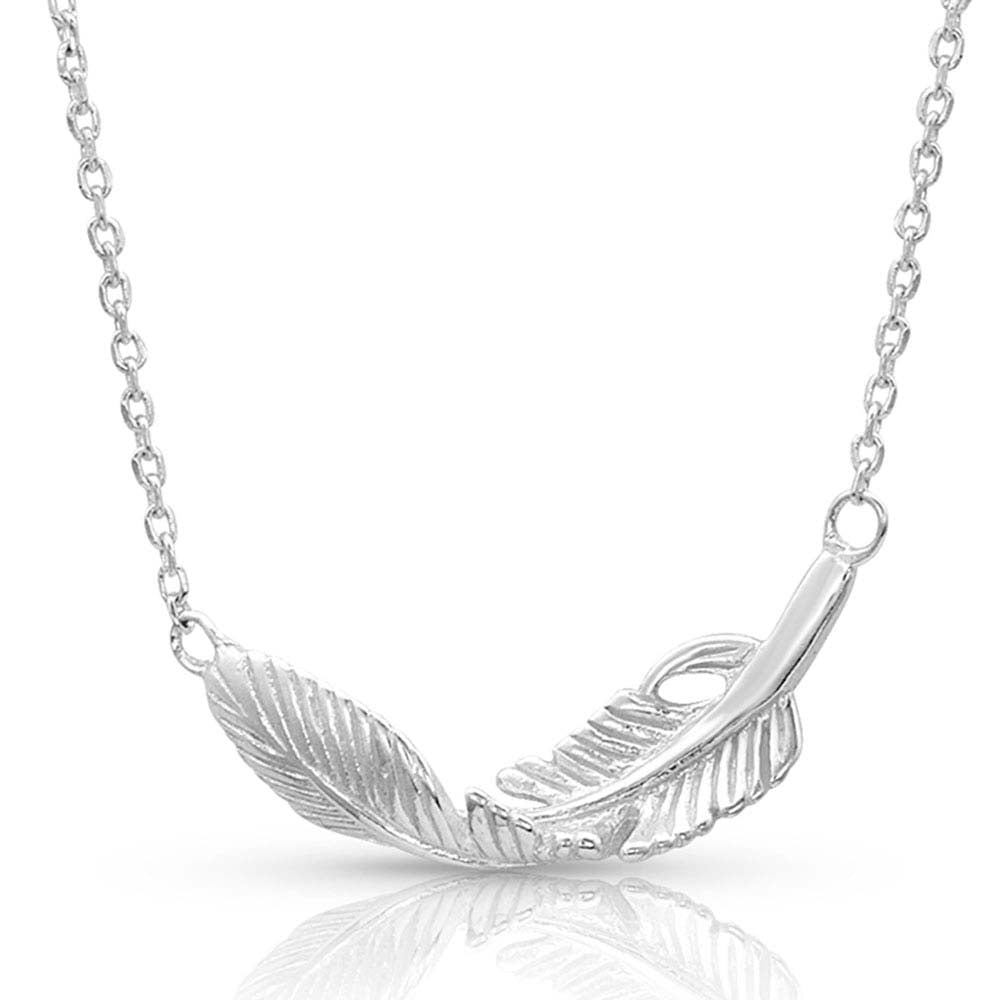 Montana Turning Feather Necklace