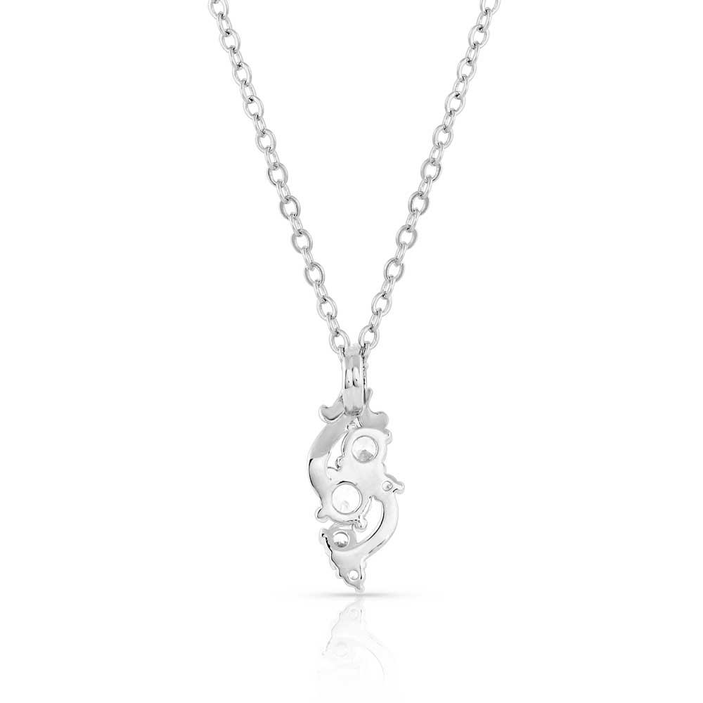 Montana Ice Flower Fiery Necklace
