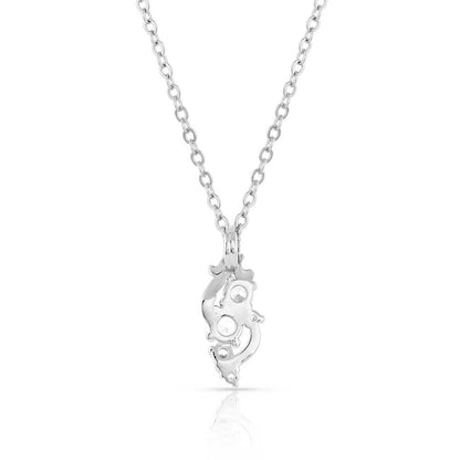 Montana Ice Flower Fiery Necklace