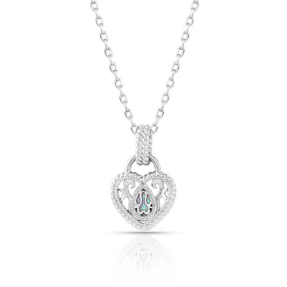 Montana Gleeful Heart Silver Necklace