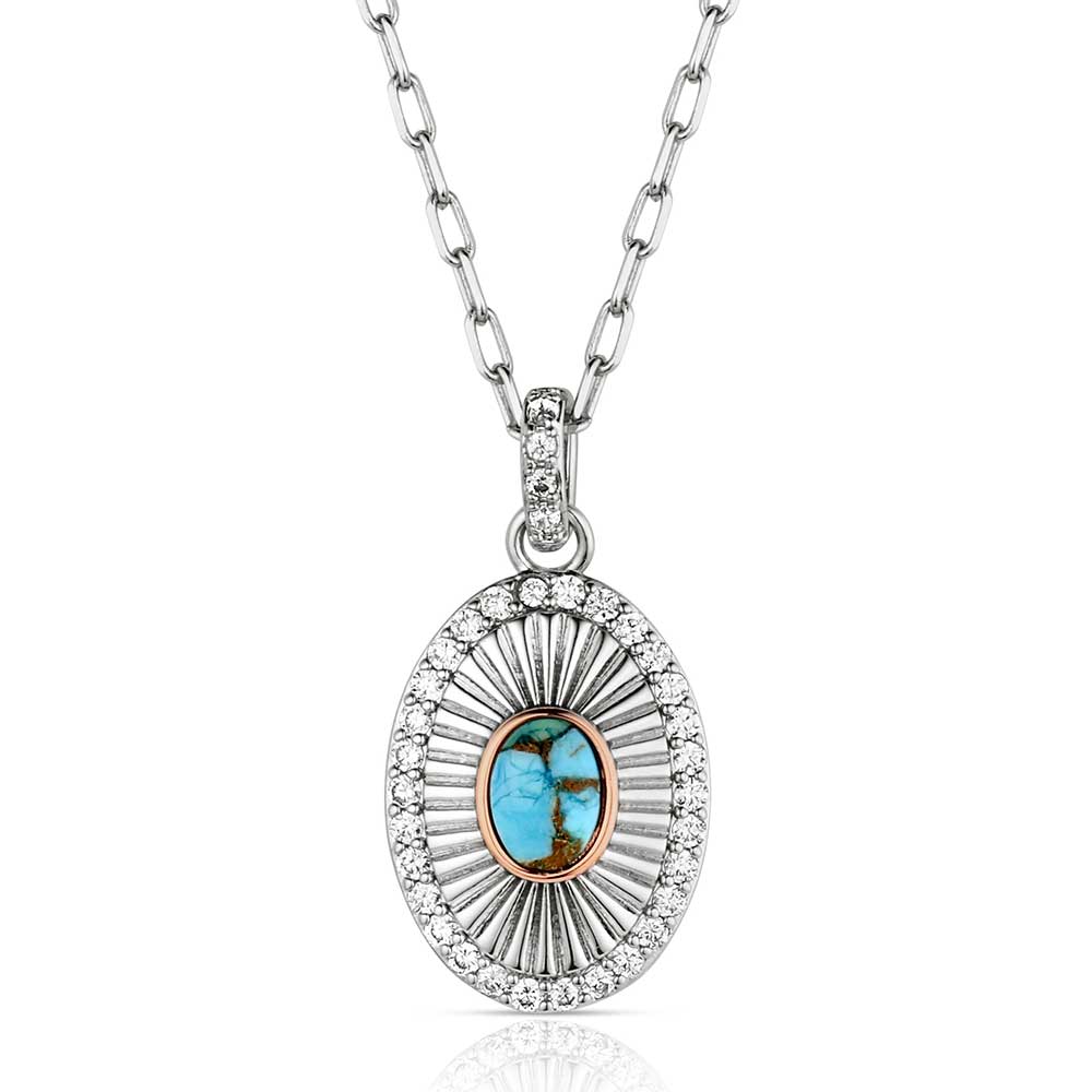 Montana Turquoise Sunburst Necklace