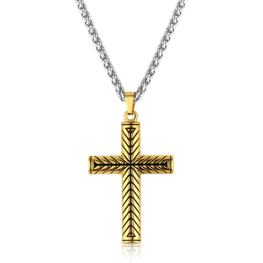 Montana Anchor Point Cross Necklace