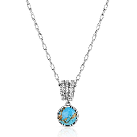 Montana Trailing Turquoise Necklace