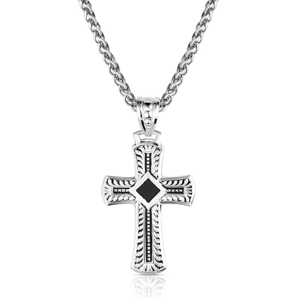 Montana Sundown Ridge Cross Necklace