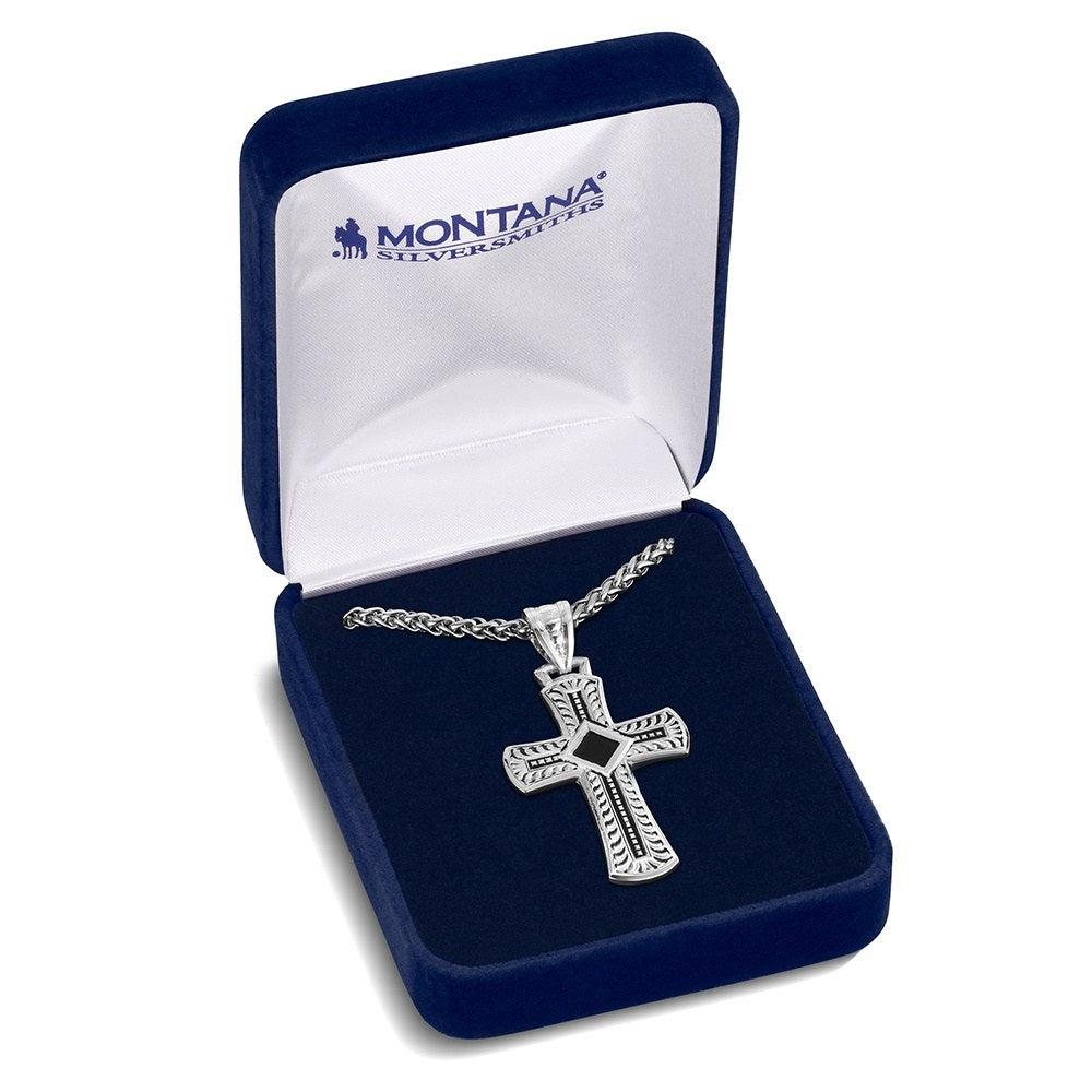 Montana Sundown Ridge Cross Necklace