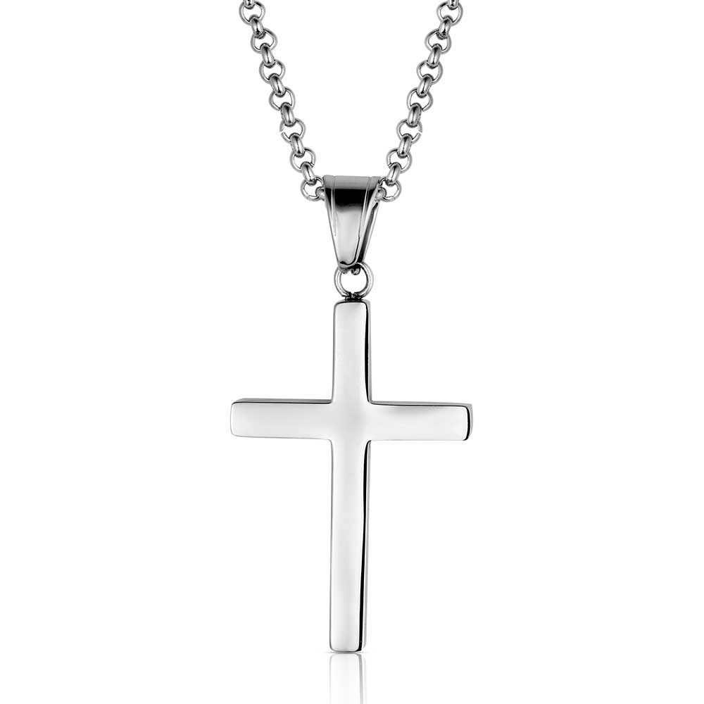 Montana Stronghold Cross Necklace