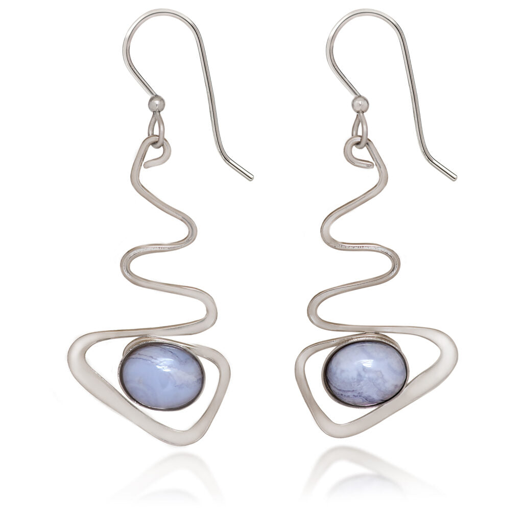 Silver Forest Silver Contemporary Zigzag Earrings