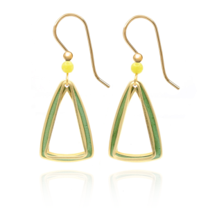 Silver Forest Modern Triangle Duet Earring