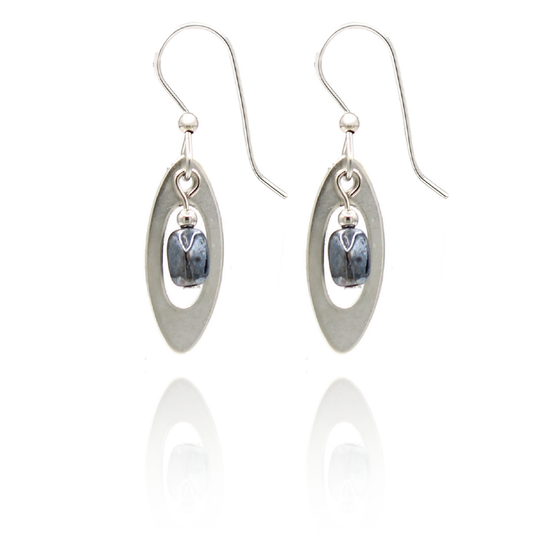 Silver Forest Silver Open Oval & Bead