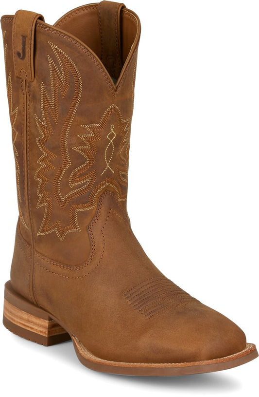 Justin Rustle Chestnut Brown Cowhide