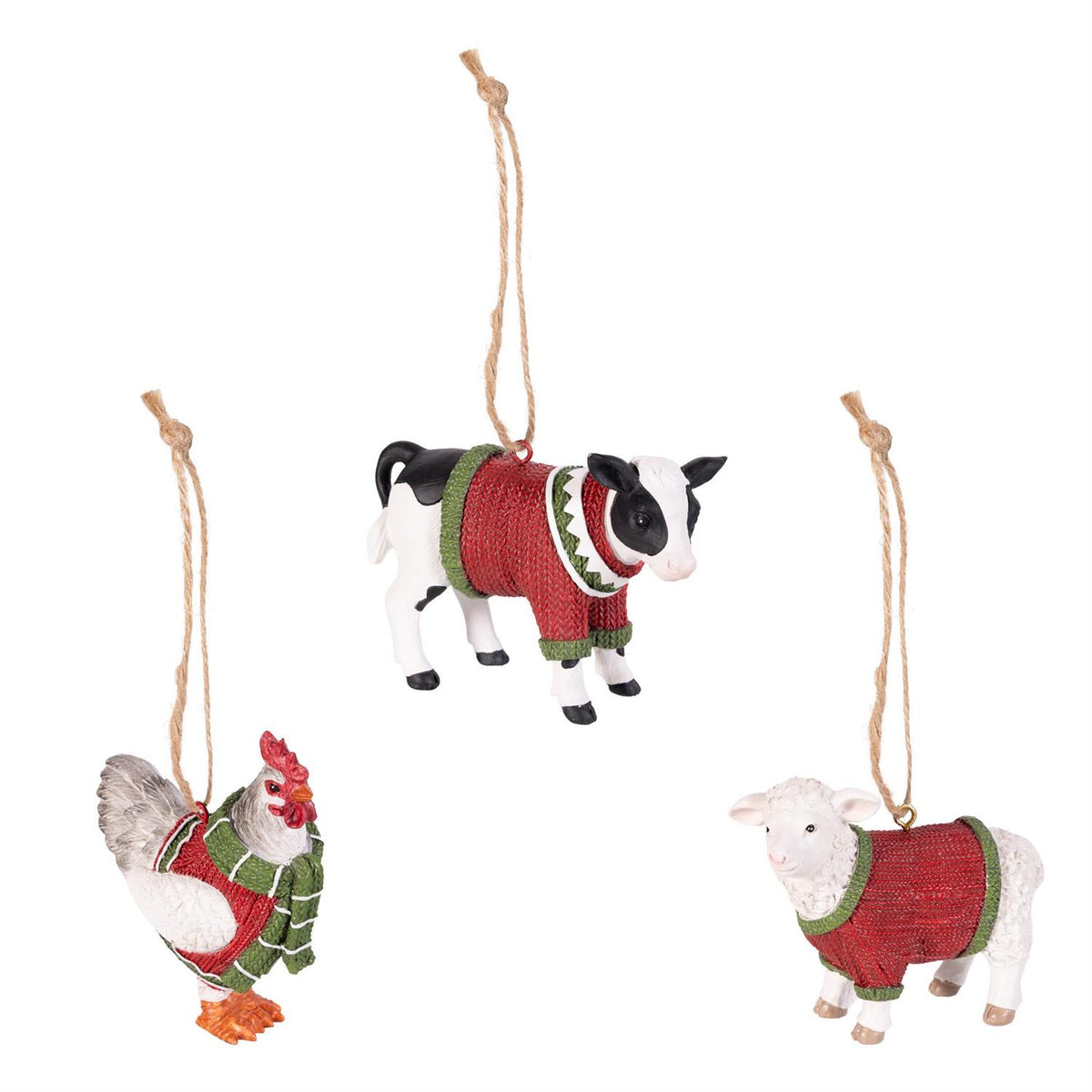 Evergreen Farm Animal Ornament