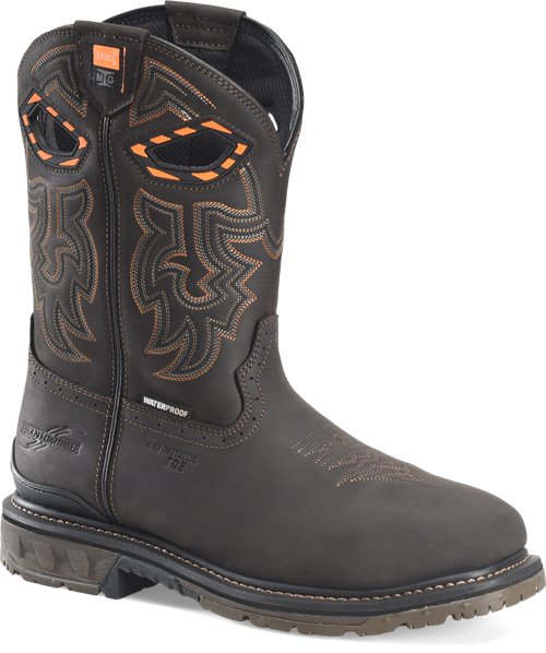 Phantom Rider Bruner Dark Brown Composite Toe Metguard Waterproof EH