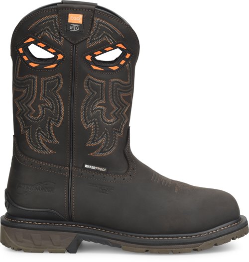 Phantom Rider Bruner Dark Brown Composite Toe Metguard Waterproof EH