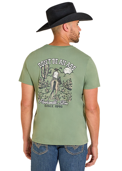 Panhandle Slim Don't Be an Ass Tee Hunter Green