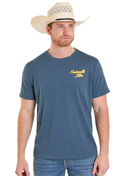Rock & Roll Bird Dog Graphic T-Shirt Navy