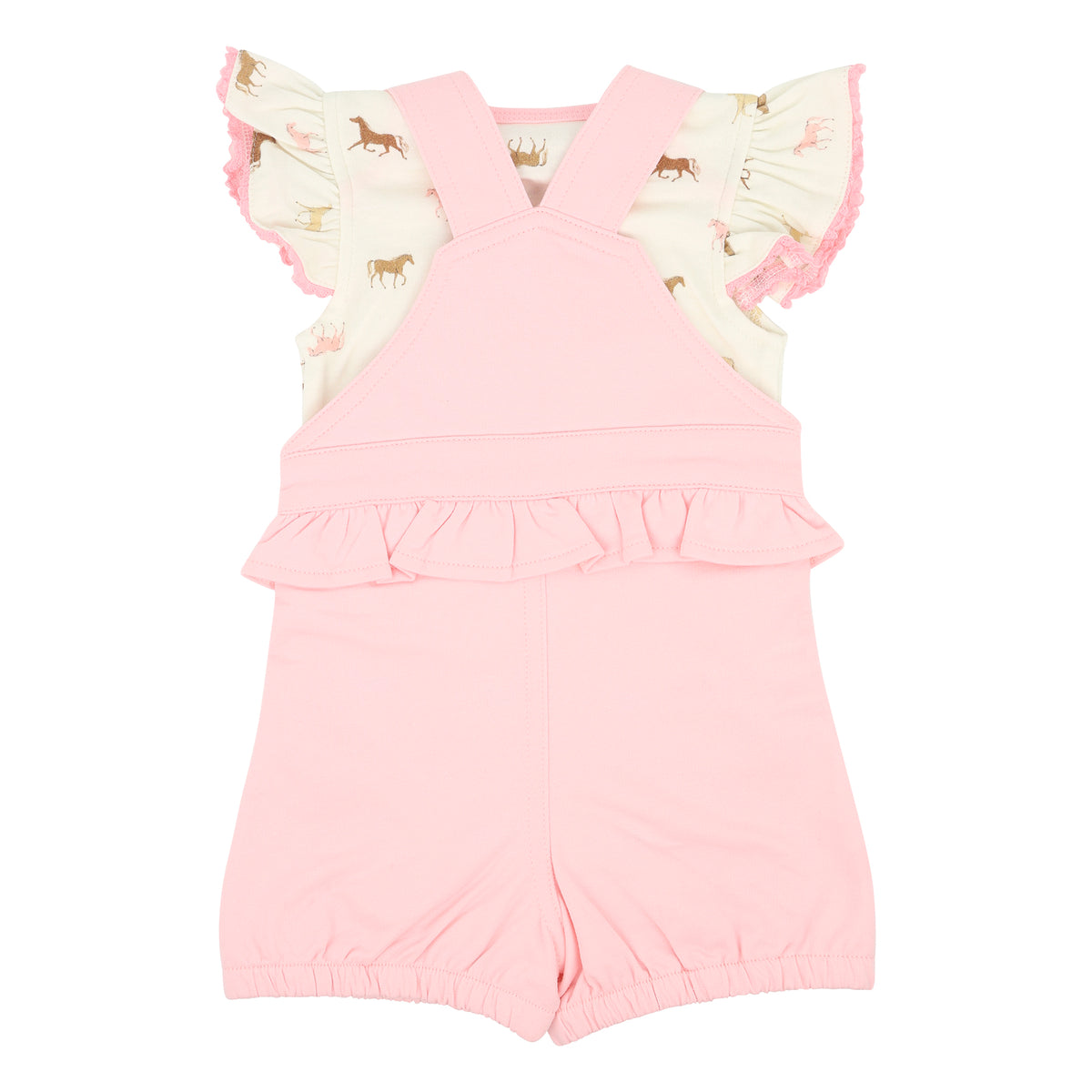 Wrangler Pink Horse Shortall Set