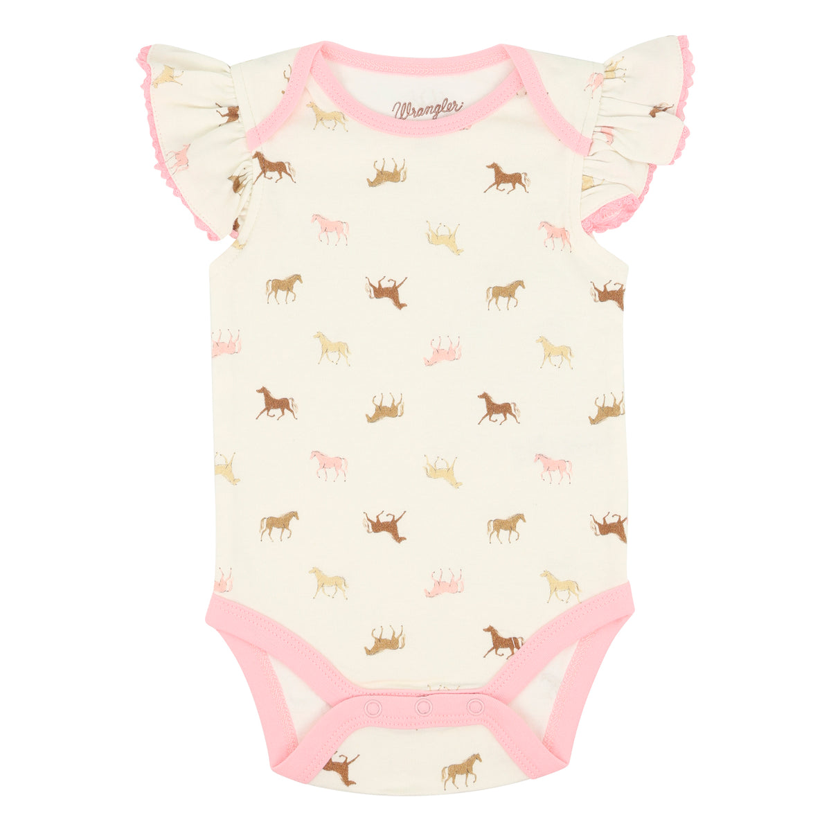 Wrangler Pink Horse Shortall Set