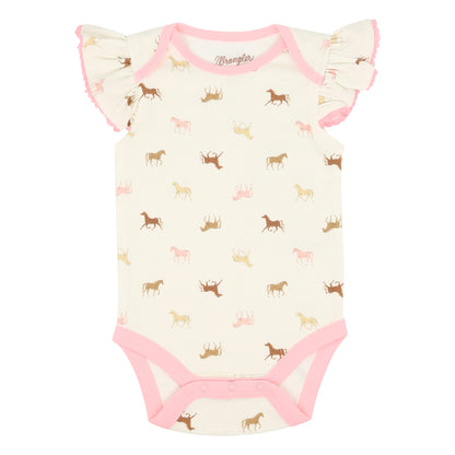 Wrangler Pink Horse Shortall Set