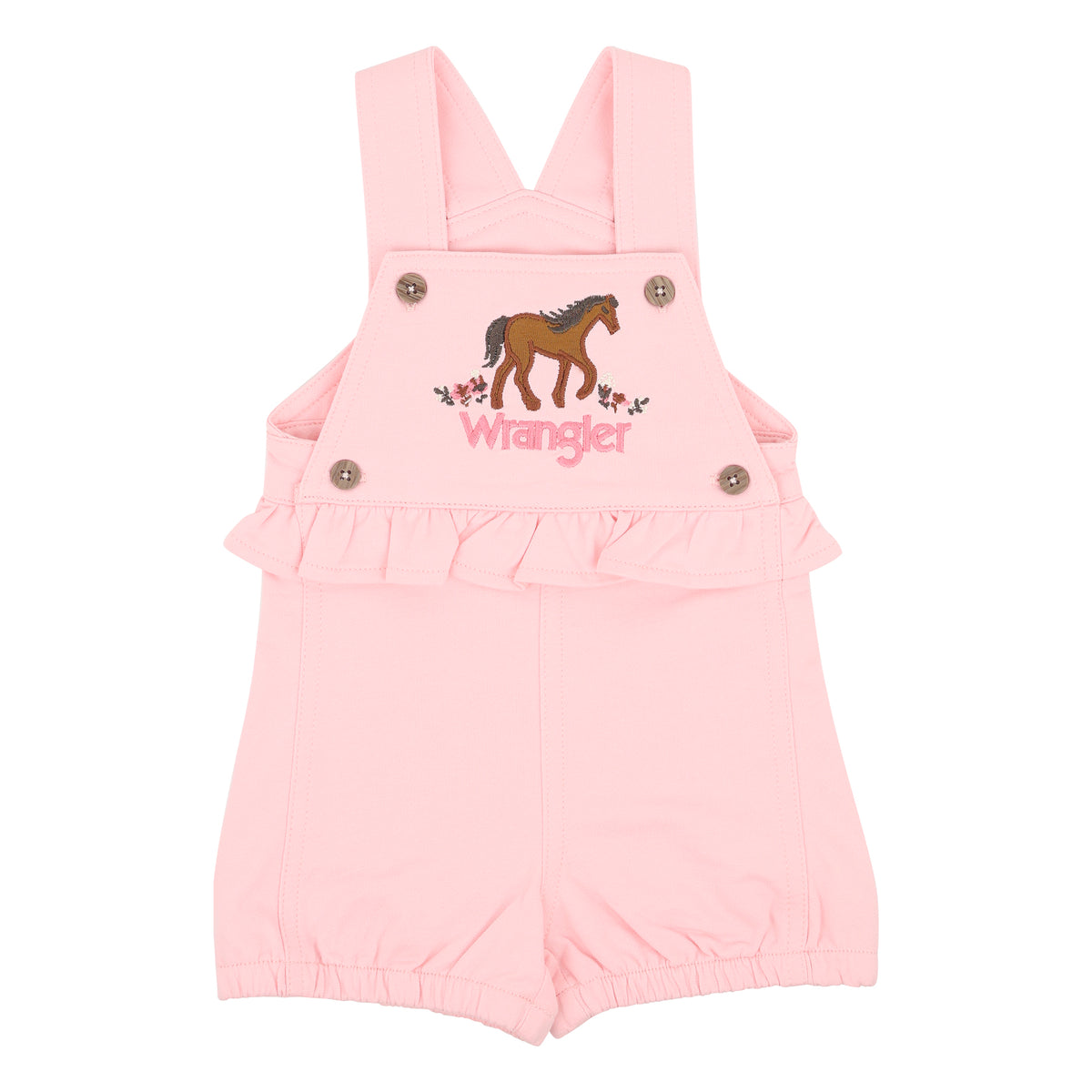 Wrangler Pink Horse Shortall Set